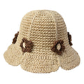 Hut Kind 52 cm Beige Papierstroh