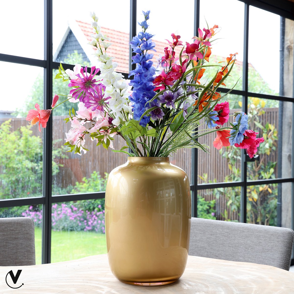 Artic Gold Vase Frontansicht