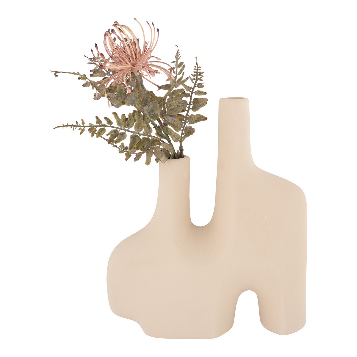 Vase - Sand, Keramik, 23,5x8x27 cm