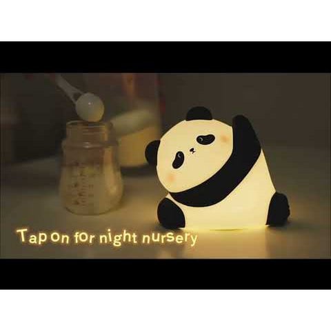 Kung Fu Panda Nachtlicht – Weiche Silikon-LED-Lampe für Kinderzimmer und Nachttisch