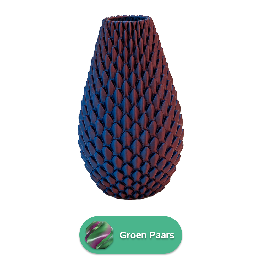 Myraka 3D-Vase – 3D-gedruckte Vase – nachhaltiges PLA – geeignet für künstliche Blumen