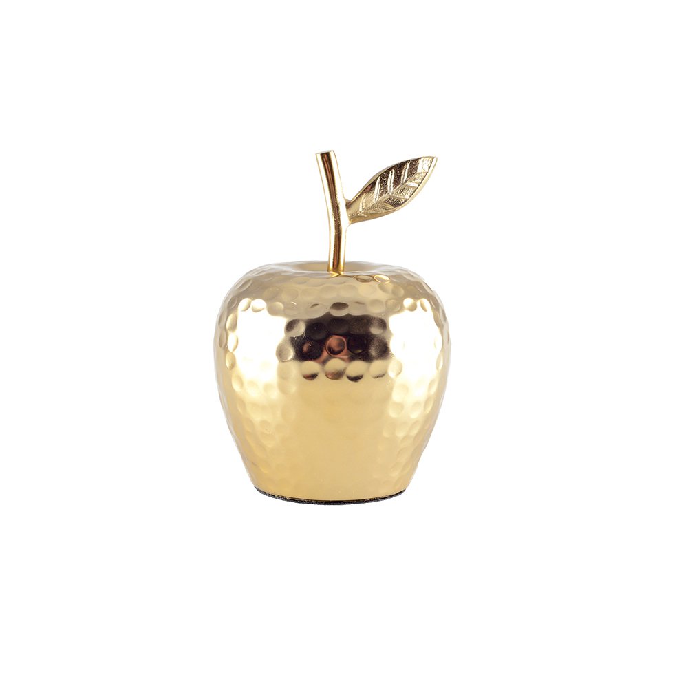 Goldener dekorativer Apfel 11x11x15cm