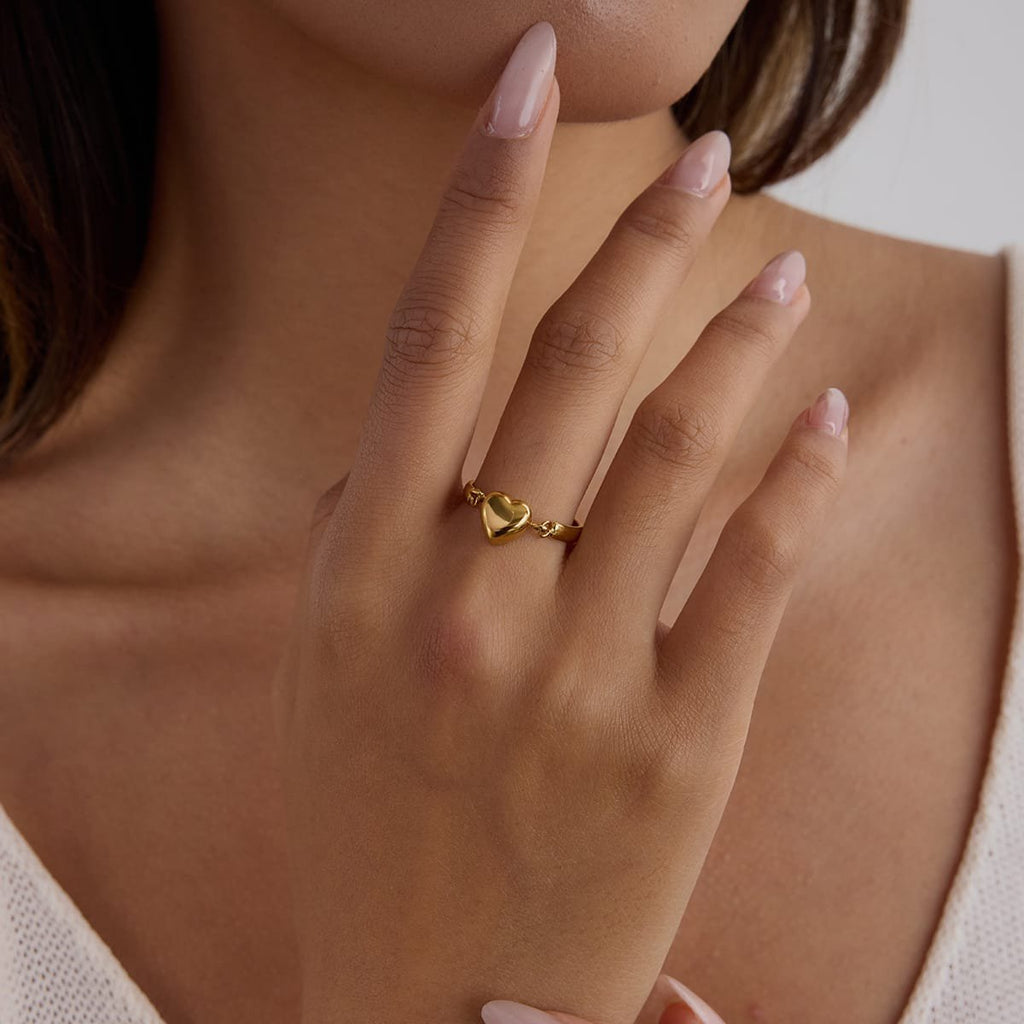 LOUIZ Ring mit Herz