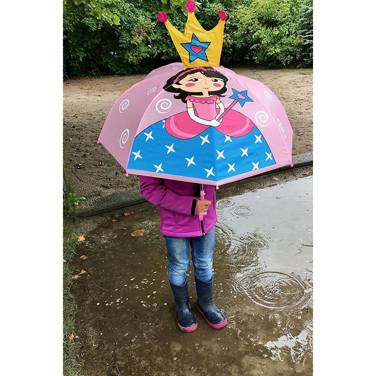 Regenschirm Prinzessin rosa