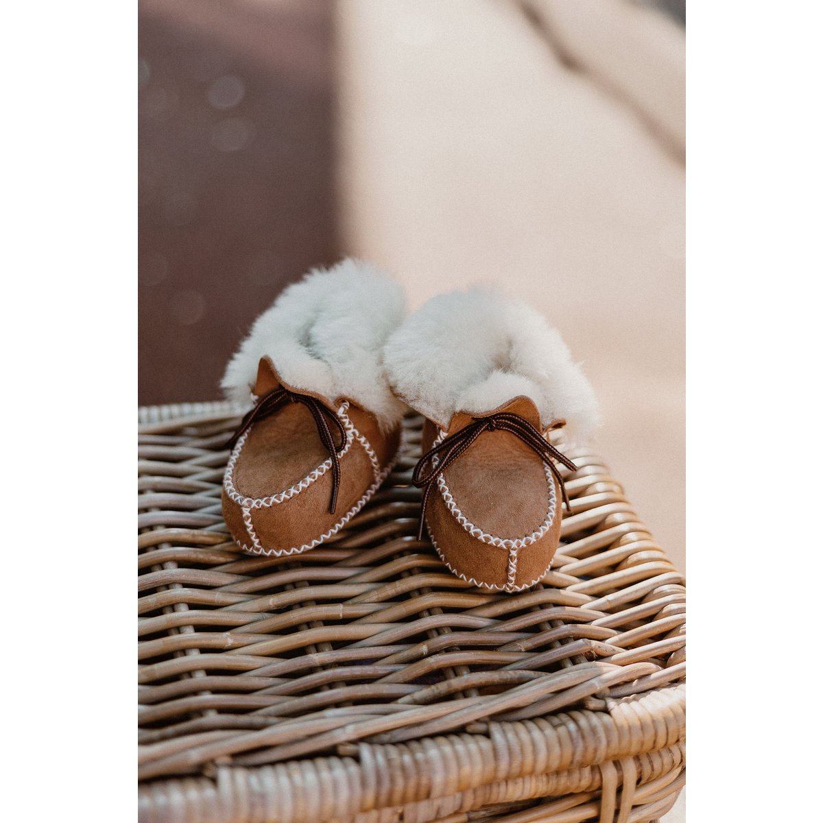 Baby Stiefeletten aus Schaffell & Wolle – Hailey | La Olivia Kids