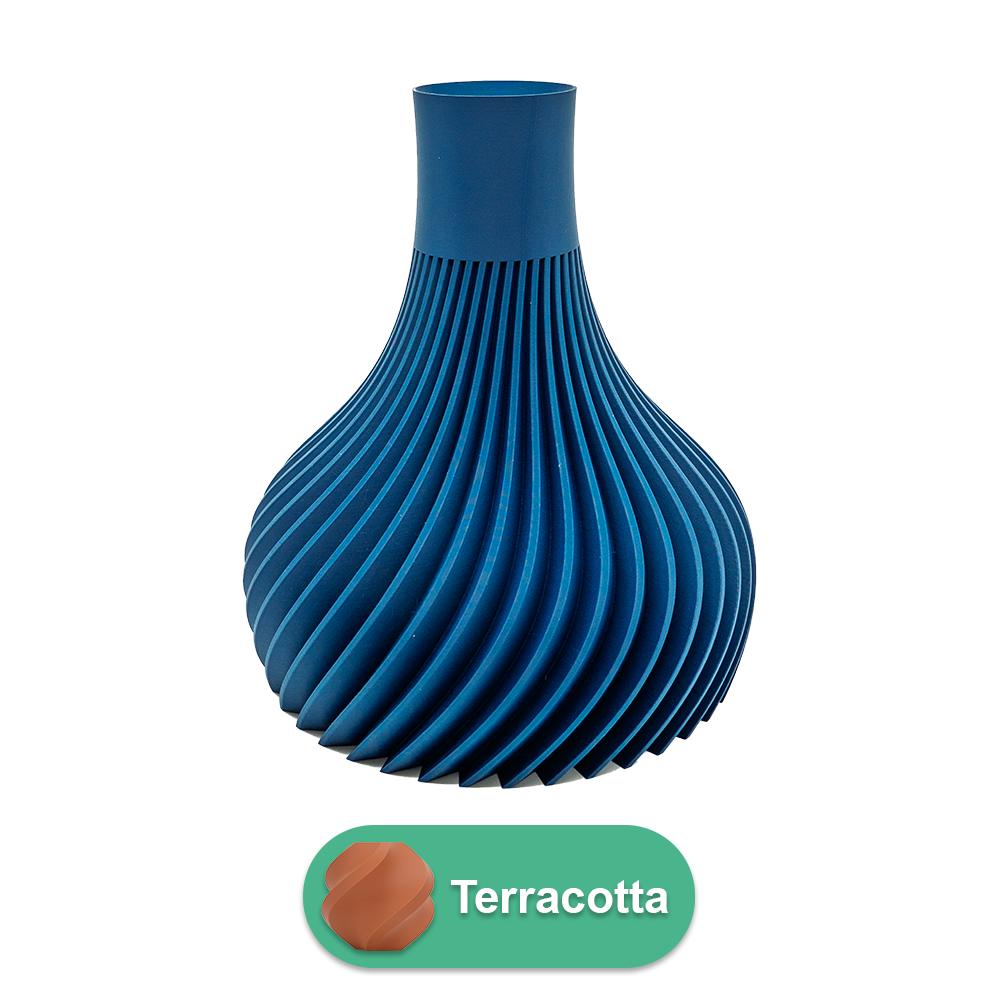 Virella 3D-Vase – 3D-gedruckte Vase – nachhaltiges PLA – geeignet für künstliche Blumen