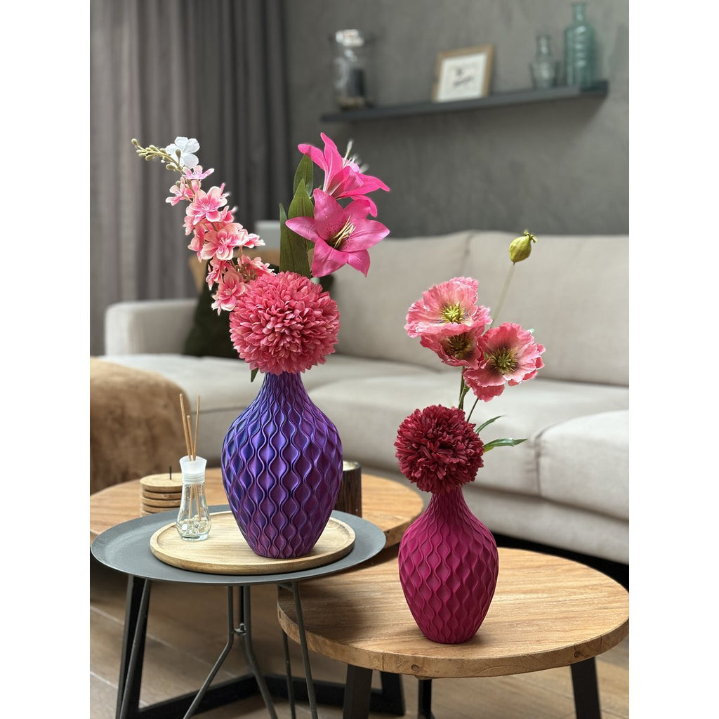 Ophira 3D-Vase – 3D-gedruckte Vase – nachhaltiges PLA – geeignet für künstliche Blumen