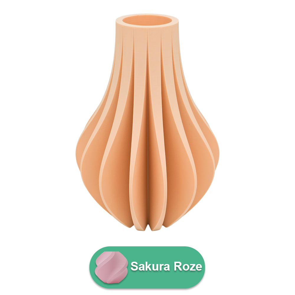 Aventa 3D-Vase – 3D-gedruckte Vase – nachhaltiges PLA – geeignet für künstliche Blumen