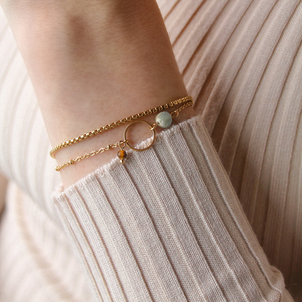 Armband Venezianisches Link - Gold