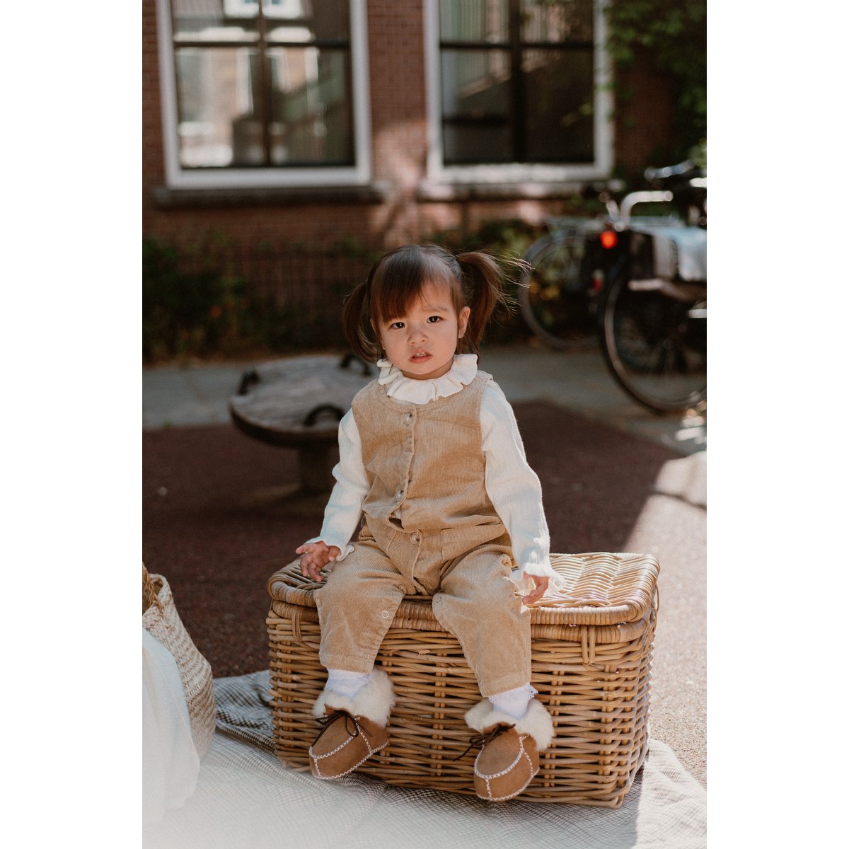 Baby Stiefeletten aus Schaffell & Wolle – Hailey | La Olivia Kids