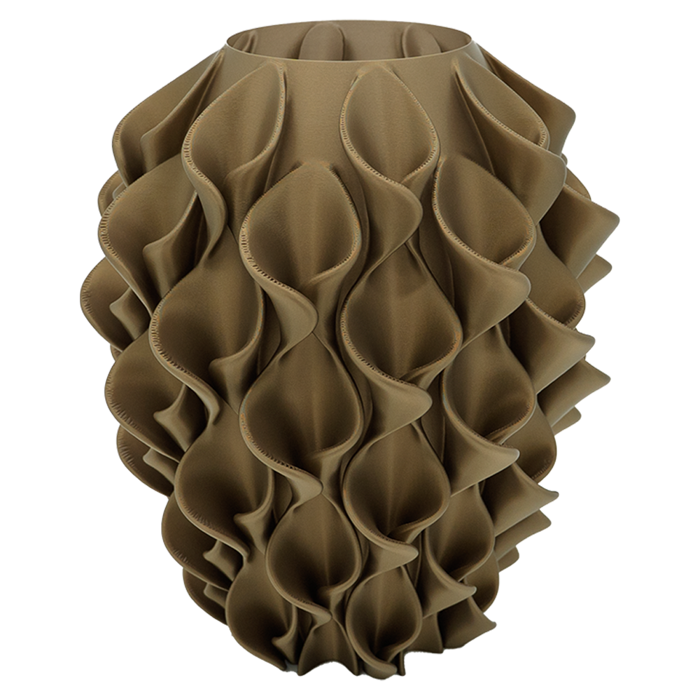 Bluma 3D-Vase – 3D-gedruckte Vase – nachhaltiges PLA – geeignet für künstliche Blumen