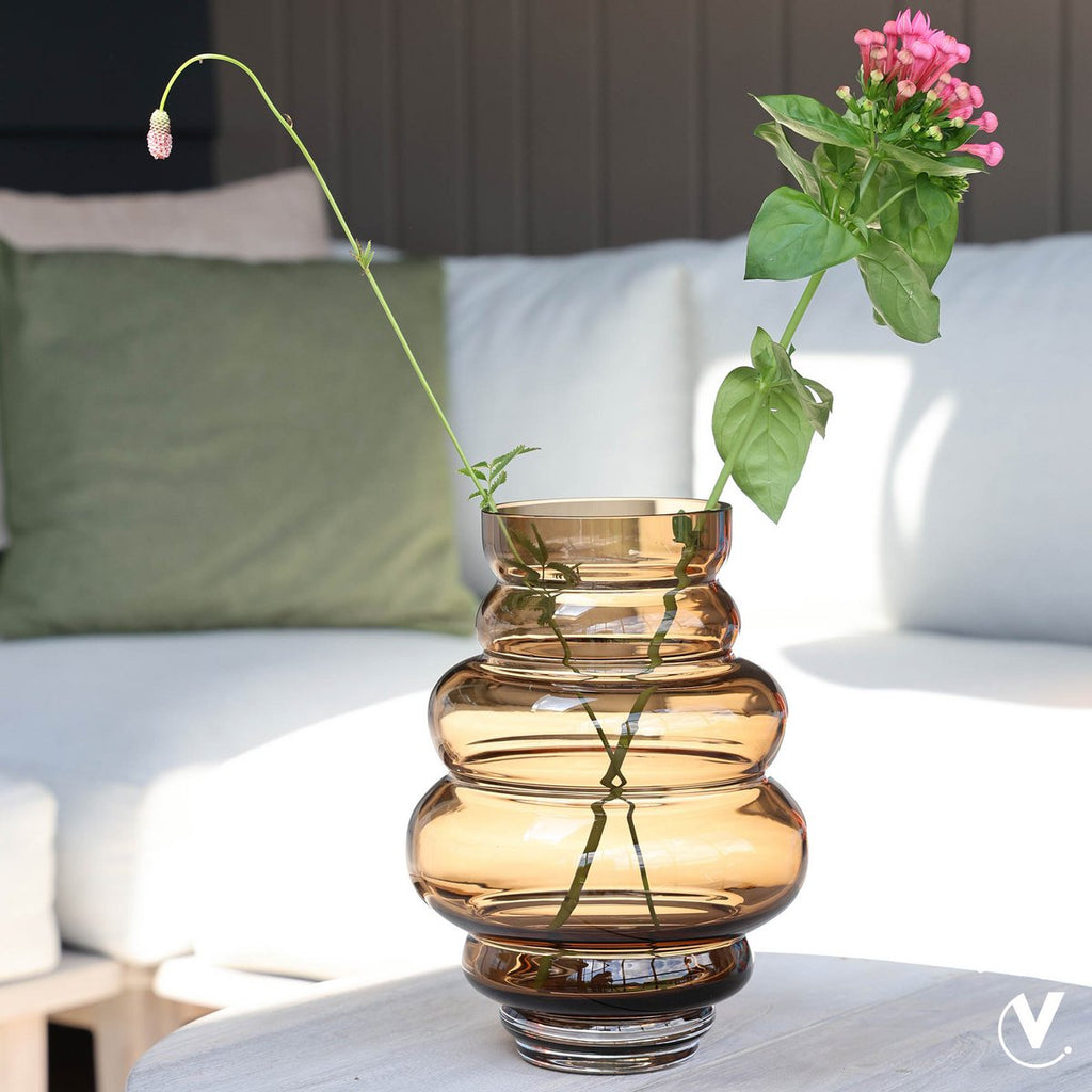 Maputo Vase Taupe Perspektive – Stilvolles Deko-Objekt