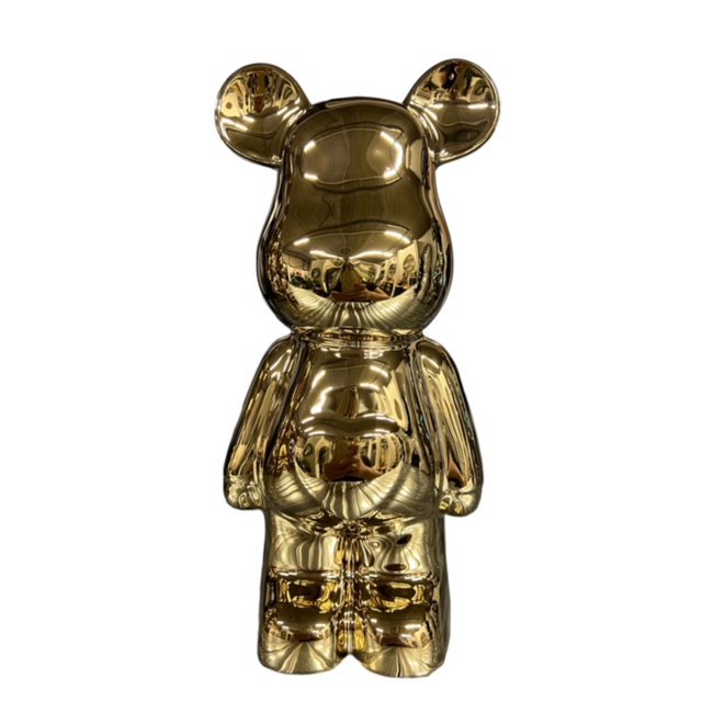 Keramikbär 28 cm Gold Kopie 2
