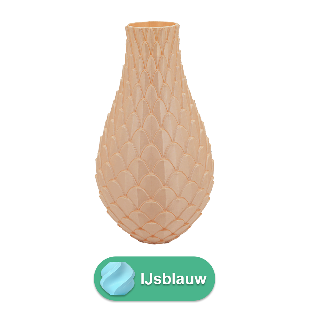 Sirena 3D-Vase – 3D-gedruckte Vase – nachhaltiges PLA – geeignet für künstliche Blumen