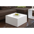 Couchtisch 60x60x30cm weiß