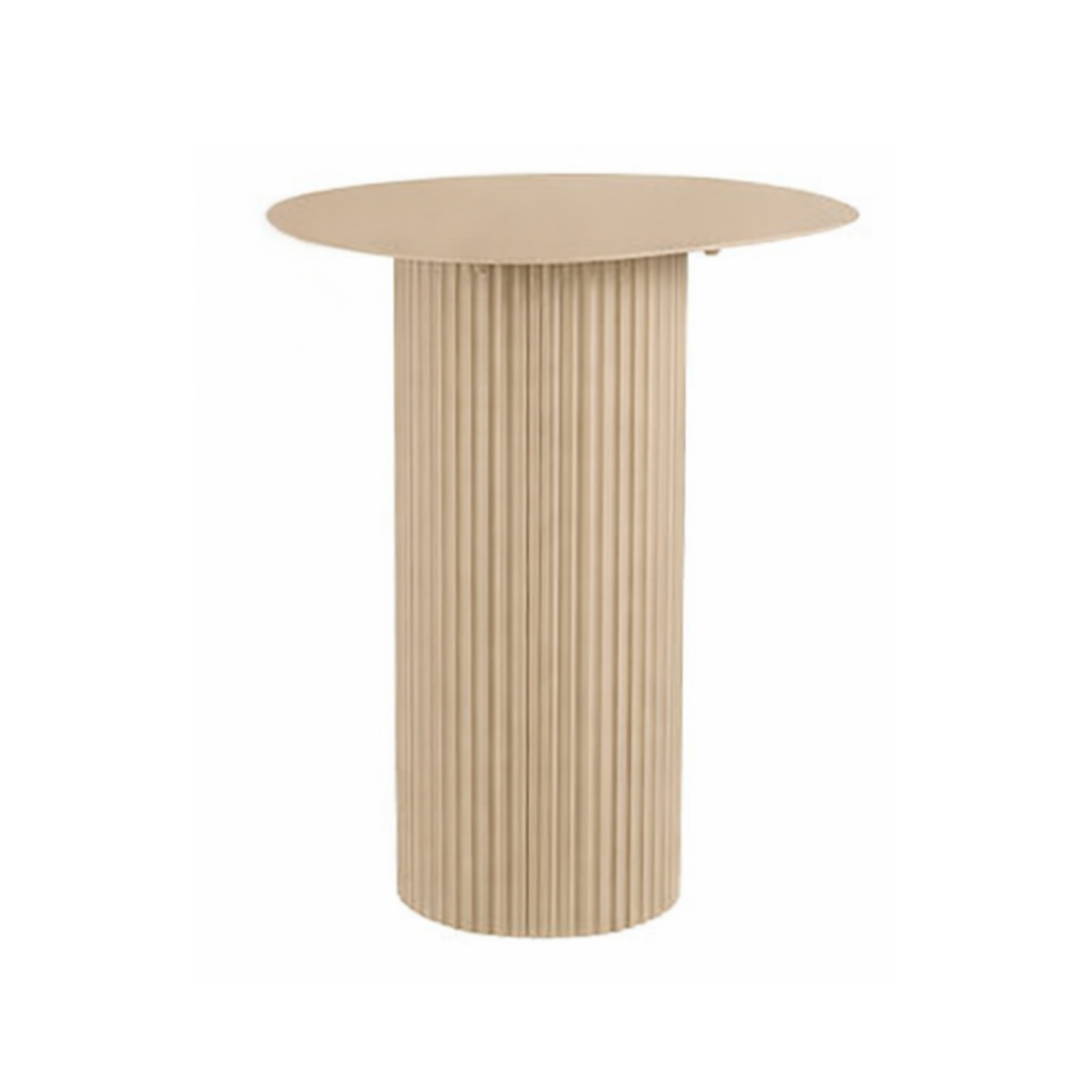 Beistelltisch Lux Set – skulpturales Design neben dem Sofa