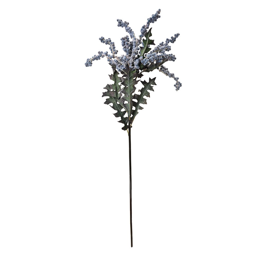 Künstliche Blume 103 cm aus blauem Kunststoff