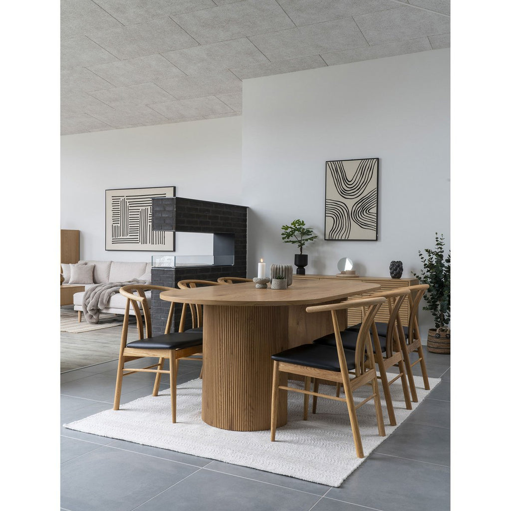 Keramik-Vase schwarz - moderne Wohndekoration