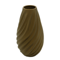 Lunaris 3D-Vase – 3D-gedruckte Vase – nachhaltiges PLA – geeignet für künstliche Blumen