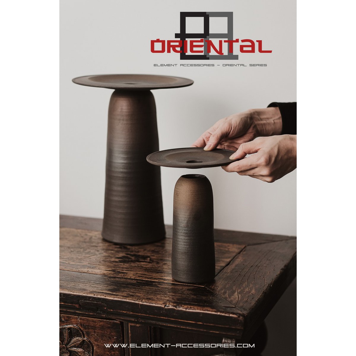 innovative, NewModern hohe Keramikvase East+West ULF35