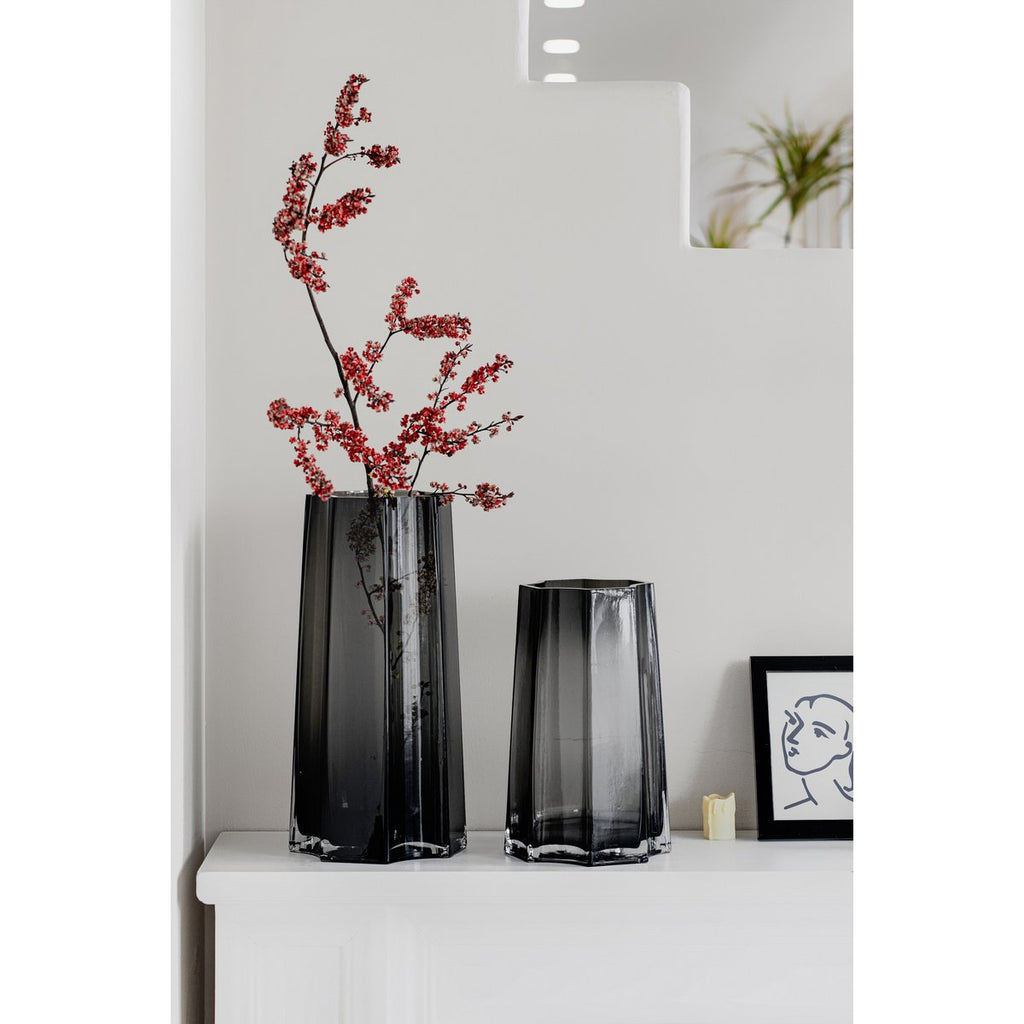 Modern-Classic Luxury Vase, stilvolles Design, LENOX 30 Grey