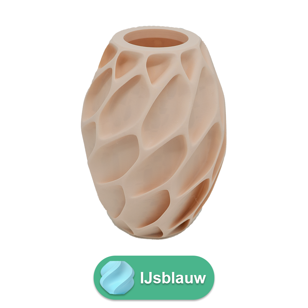 Oruna 3D-Vase – 3D-gedruckte Vase – nachhaltiges PLA – geeignet für künstliche Blumen