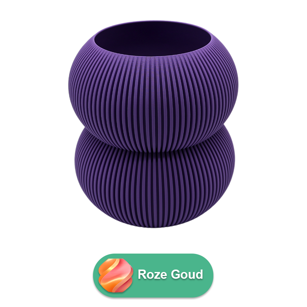 Elaro 3D-Vase – 3D-gedruckte Vase – nachhaltiges PLA – geeignet für künstliche Blumen