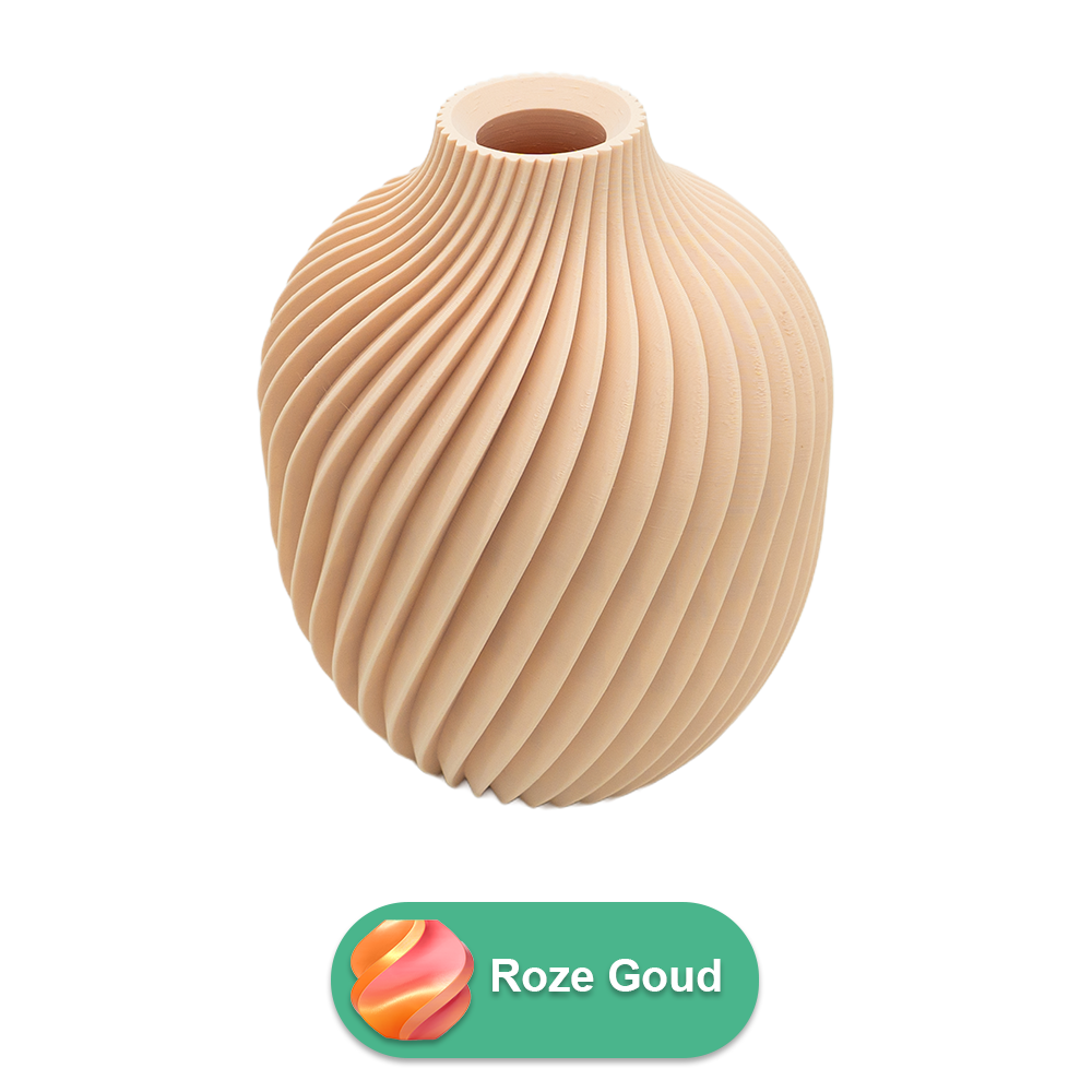 Nova 3D Vase – 3D-gedruckte Vase – Nachhaltiges PLA – Geeignet für künstliche Blumen