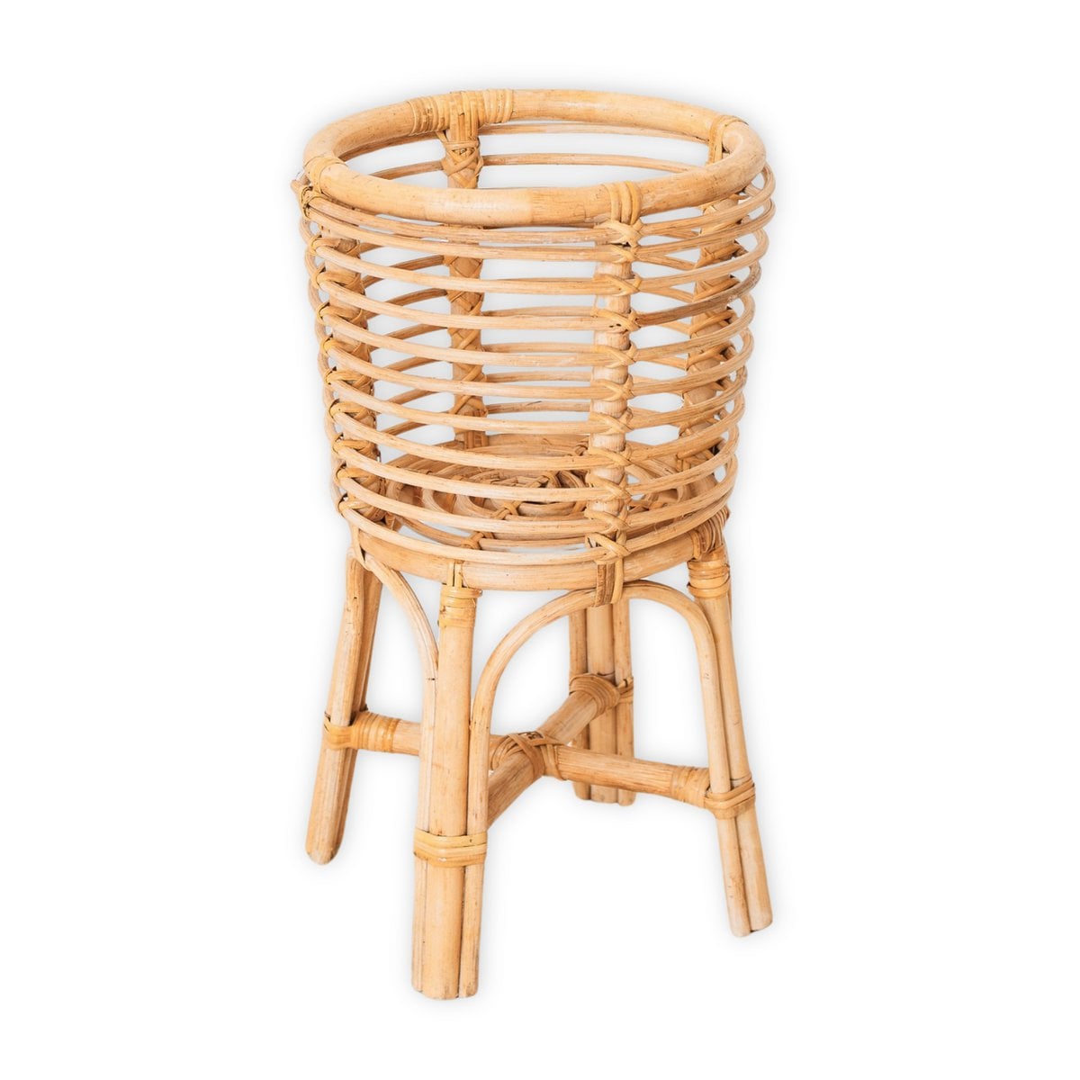 Boho Pflanzenständer Rattan Wohnzimmer Deko