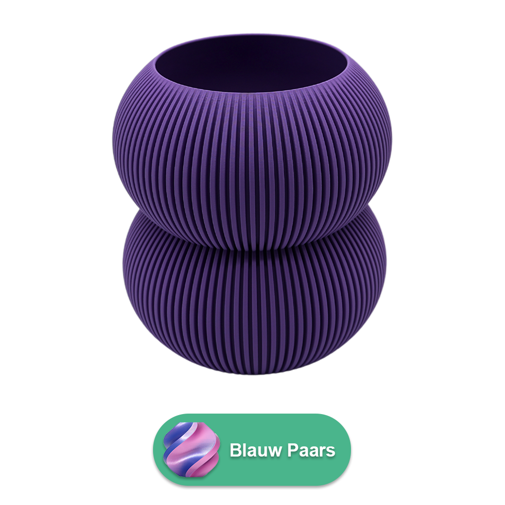 Elaro 3D-Vase – 3D-gedruckte Vase – nachhaltiges PLA – geeignet für künstliche Blumen