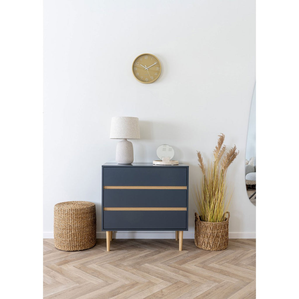 Rivera Pouf - Natur, Seegras, Eisen, Ø40cm