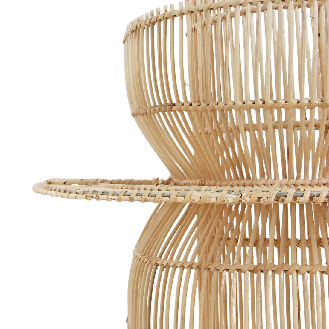 Saturn Wandlamp Rattan