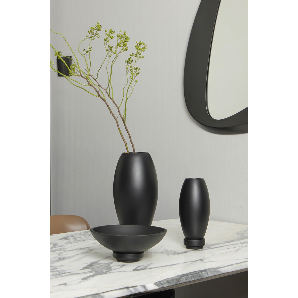 Moderne Nano-Zementvase, innovatives Design. RUD30BK