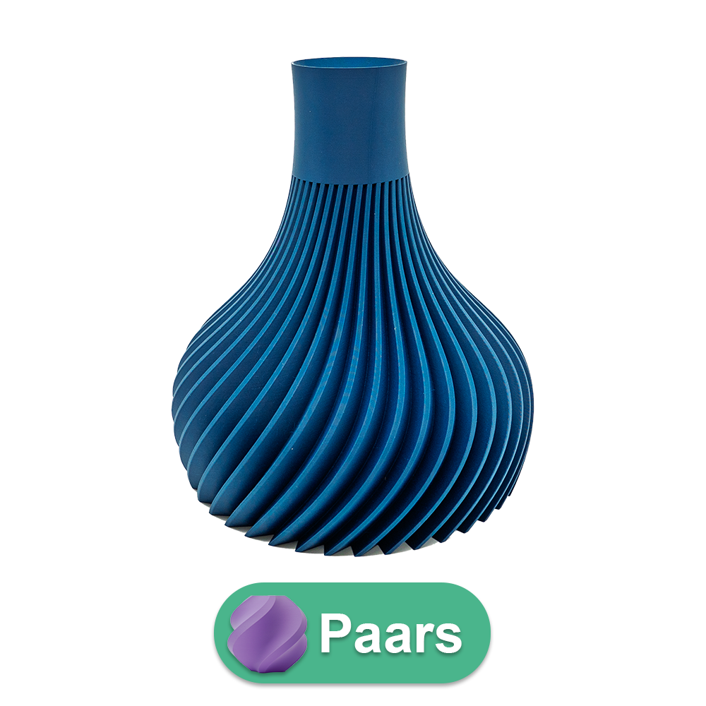 Virella 3D-Vase – 3D-gedruckte Vase – nachhaltiges PLA – geeignet für künstliche Blumen