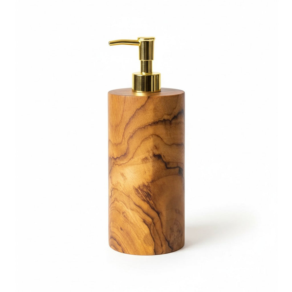 Der Seifenspender aus Holz – Natur