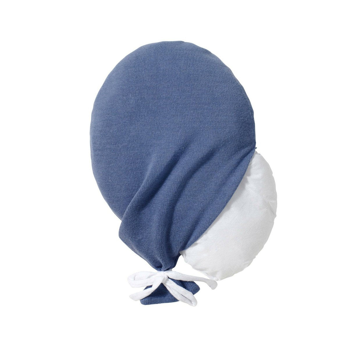 Blaues Ballonkissen "Willkommen Kleiner"