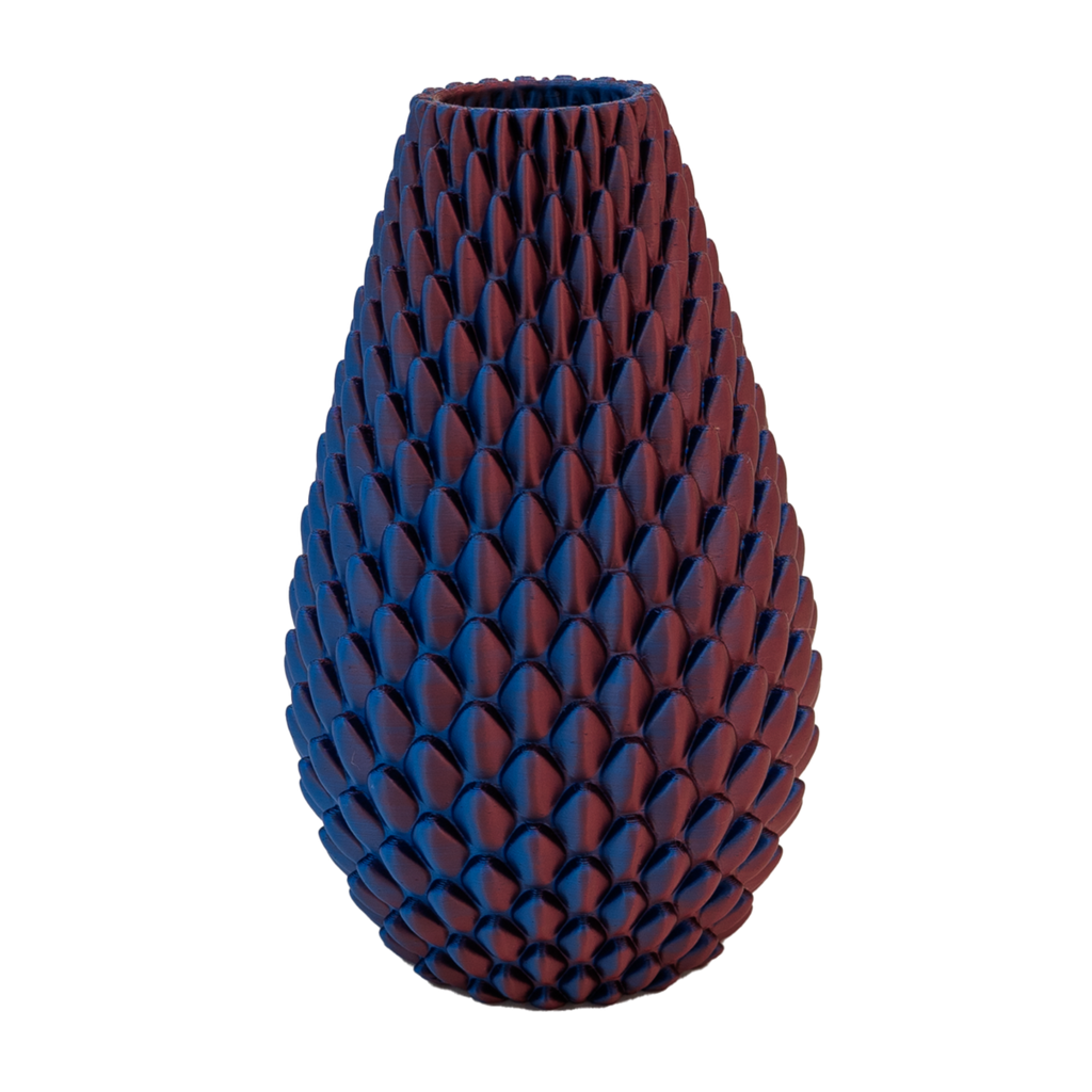 Myraka 3D-Vase – 3D-gedruckte Vase – nachhaltiges PLA – geeignet für künstliche Blumen