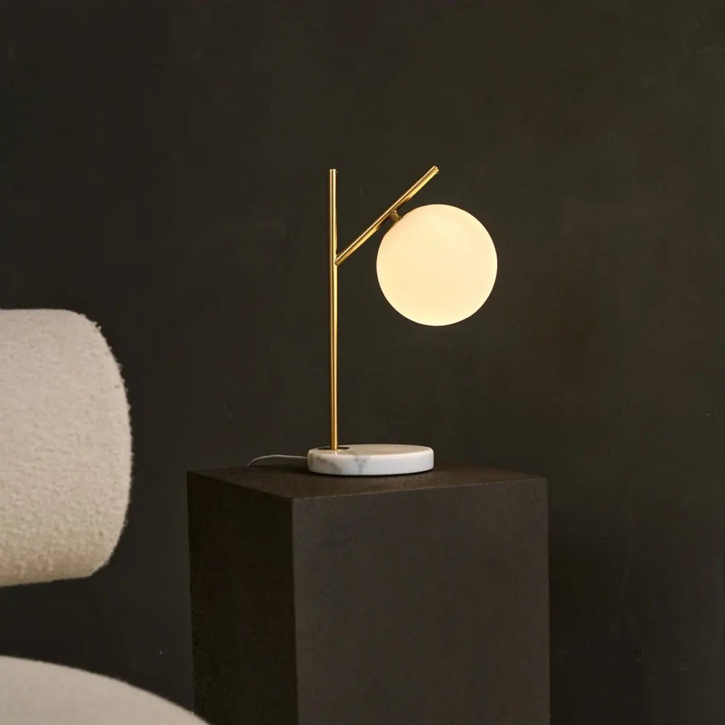 Marmorlampe Madison - Zeitloses Design Tischleuchte