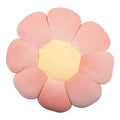 Dekokissen Blume Ø 40x6 cm Rosa Polyester
