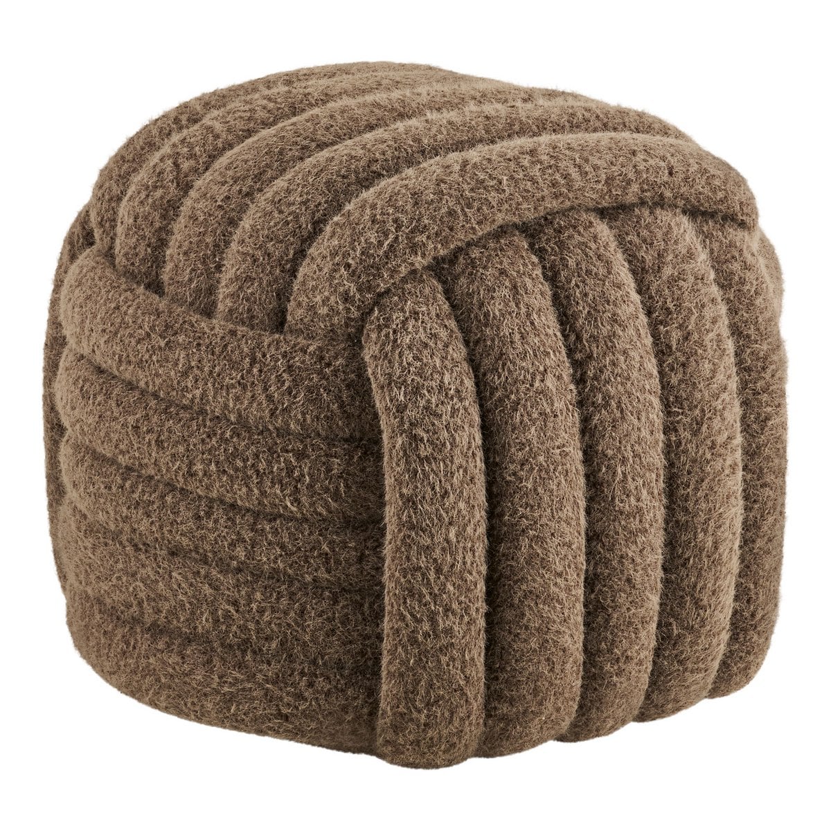 Napier Pouf, brown, 48x48x43 cm, HN1294