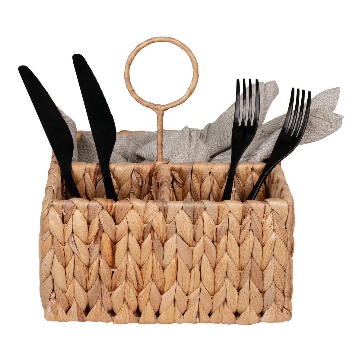 Pleiku Aufbewahrungsbox – Aufbewahrungsbox, Wasserhyazinthe, natur, 20 x 11 x 20 cm