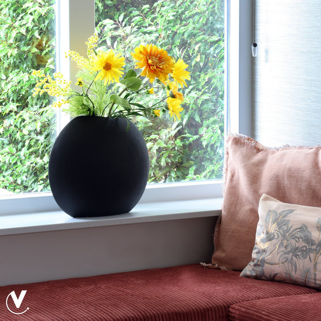 Umschlagvase Machala – Schwarz | Vase The World