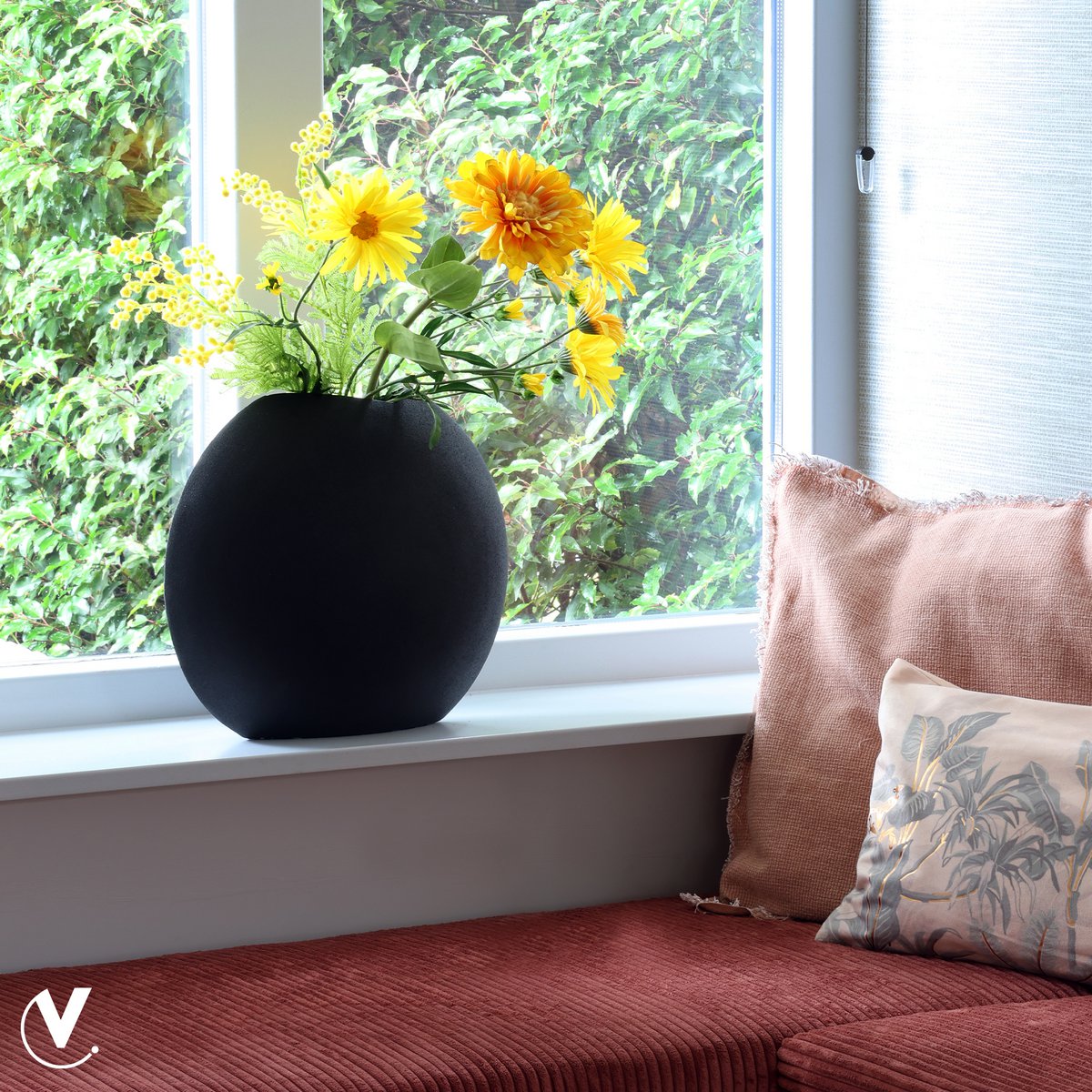 Umschlagvase Machala – Schwarz | Vase The World