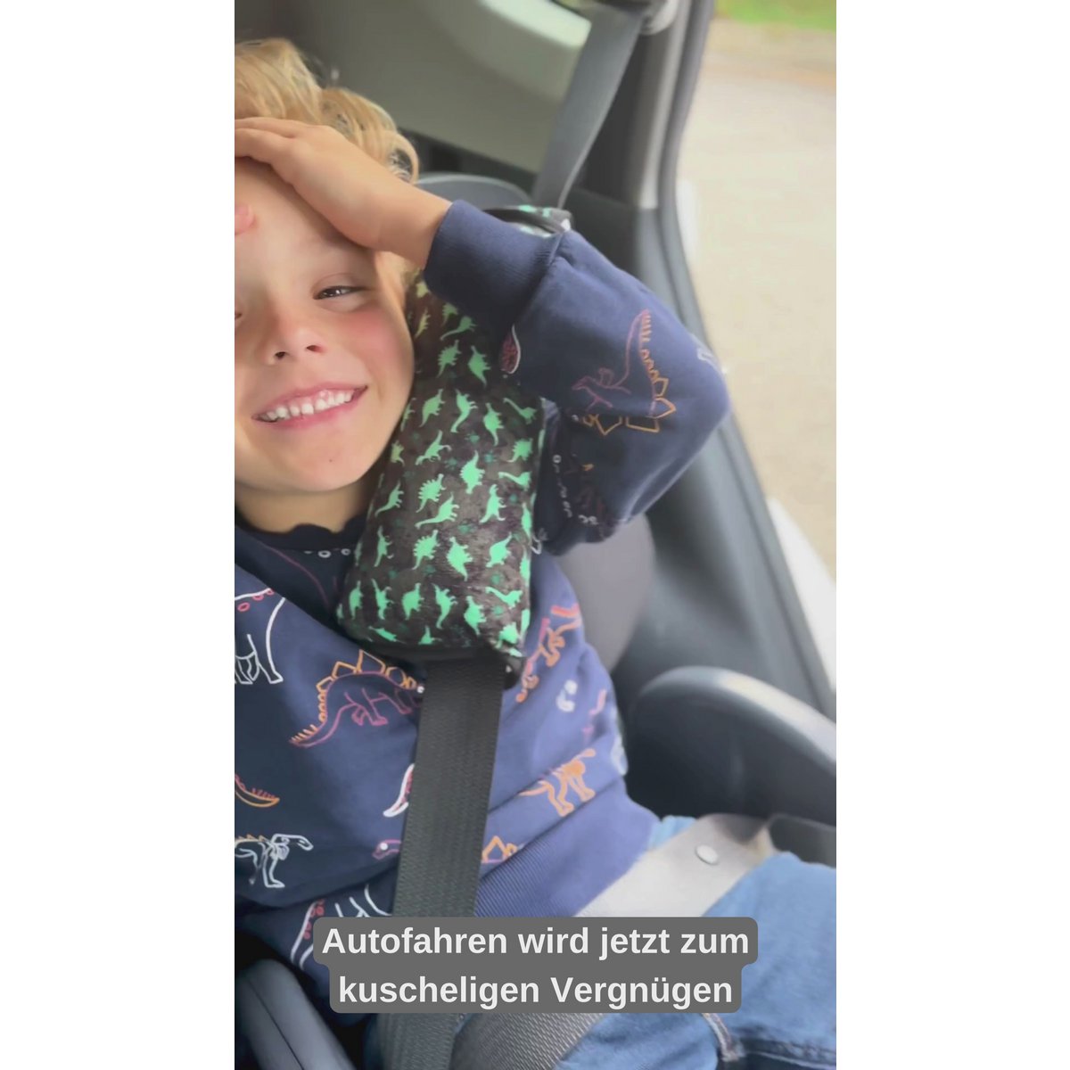 Auto Schlafkissen Dinosaurier