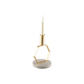 MAT ECOTO Golden Kerzenhalter Marble Support H.17 cm
