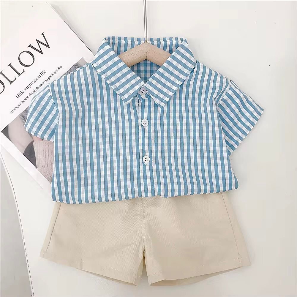 Kori-Kleid + Hut / Kori-Boy-Set – Hemd und Hose