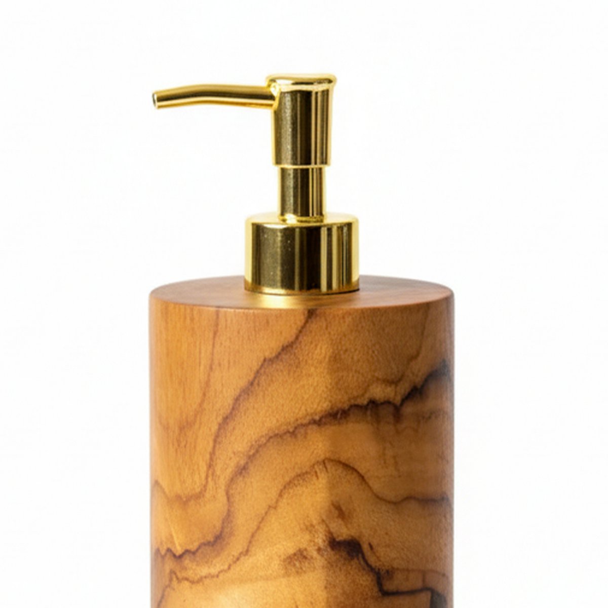 Der Seifenspender aus Holz – Natur