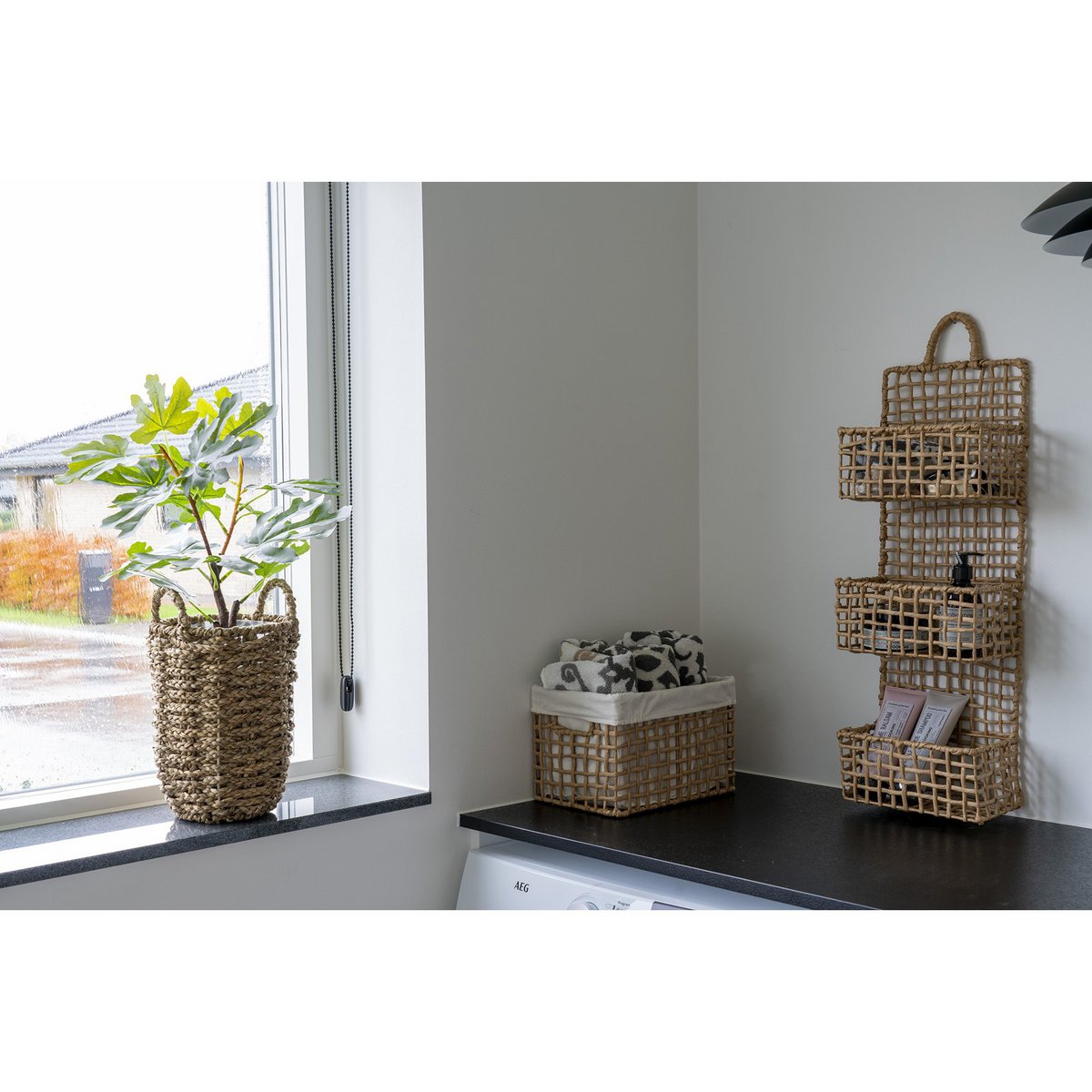 Sines Wall Shelf - Wandregal, Papier, natur, 25x15x70 cm