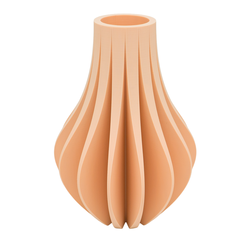 Aventa 3D-Vase – 3D-gedruckte Vase – nachhaltiges PLA – geeignet für künstliche Blumen
