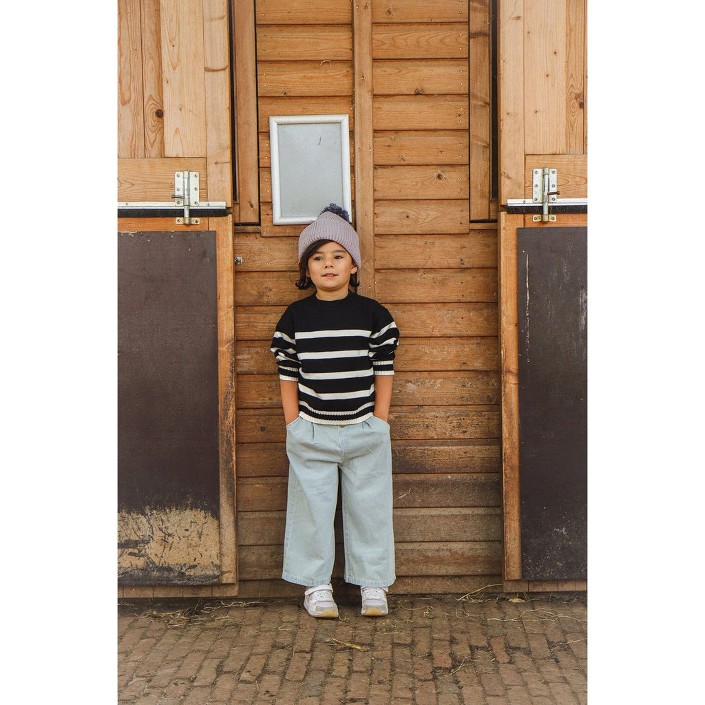 Kinder Bommelmütze Unisex – Freya | La Olivia Kids